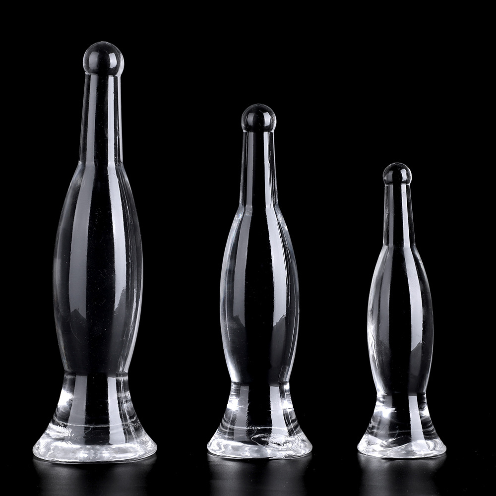 Art Craft Vase - Nieuwe Transparante Volwassen Bierfles Vorm Anale