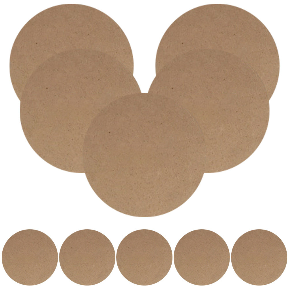 Art Craft Gift Ideas - 10 stuks houten kleibord glad oppervlak