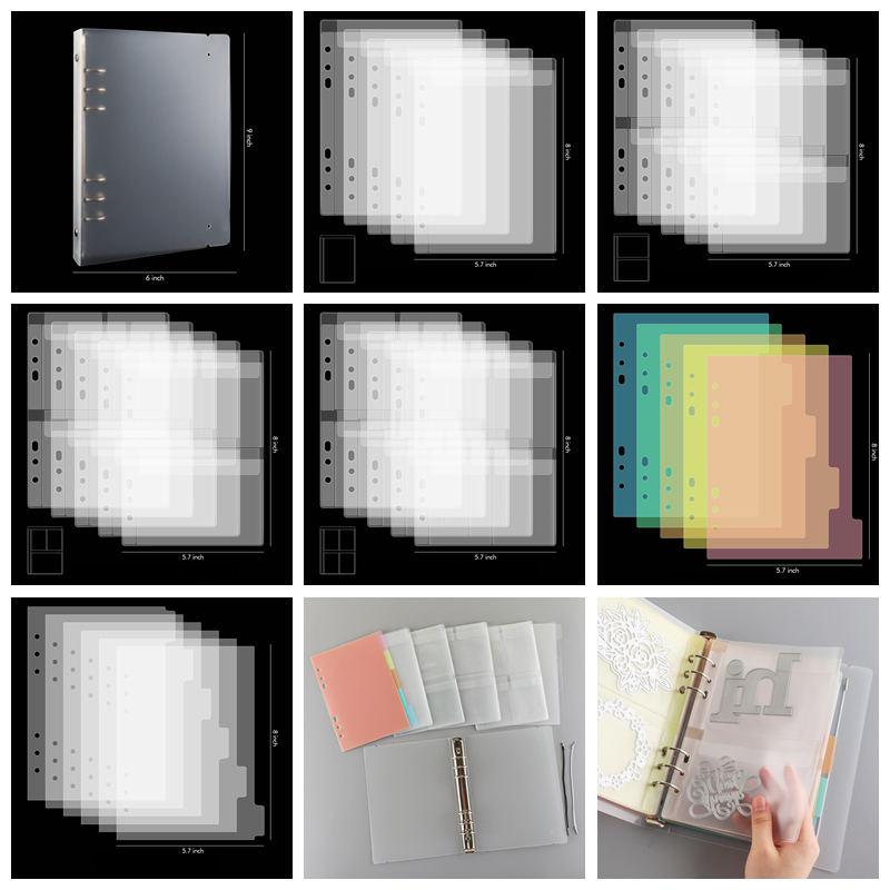 Art Craft Books - Stervenopslag Boekbinder Sterven- en stempelopslagmap Paginabeschermers