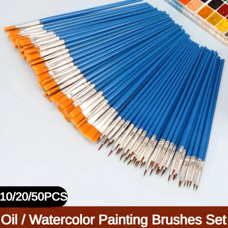Art Craft 3 Year Old - 10/20/50 PCS Penselen Set Acryl met