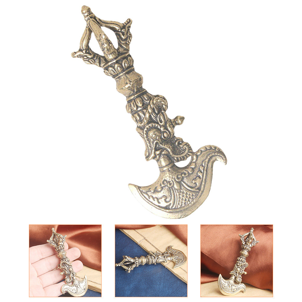 Art Craft Decoration - Mini Vajra Stamper Messing Ornament Tibetaans