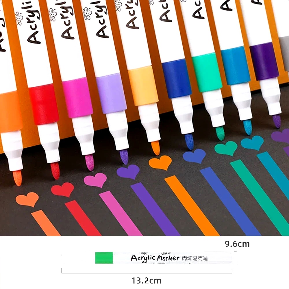 Art Craft 4 Years Old - Zachte punt acrylmarker set 12 tot