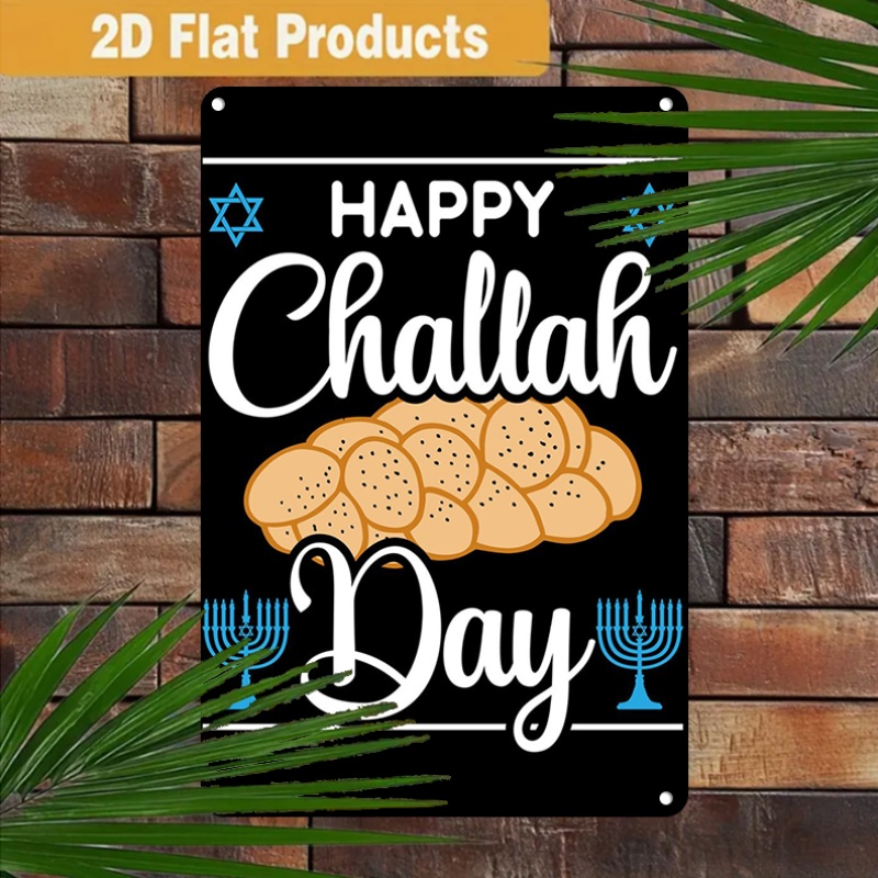Art & Craft Hari Raya - CIFBUY Vintage Joodse Challah Menorah Aluminium