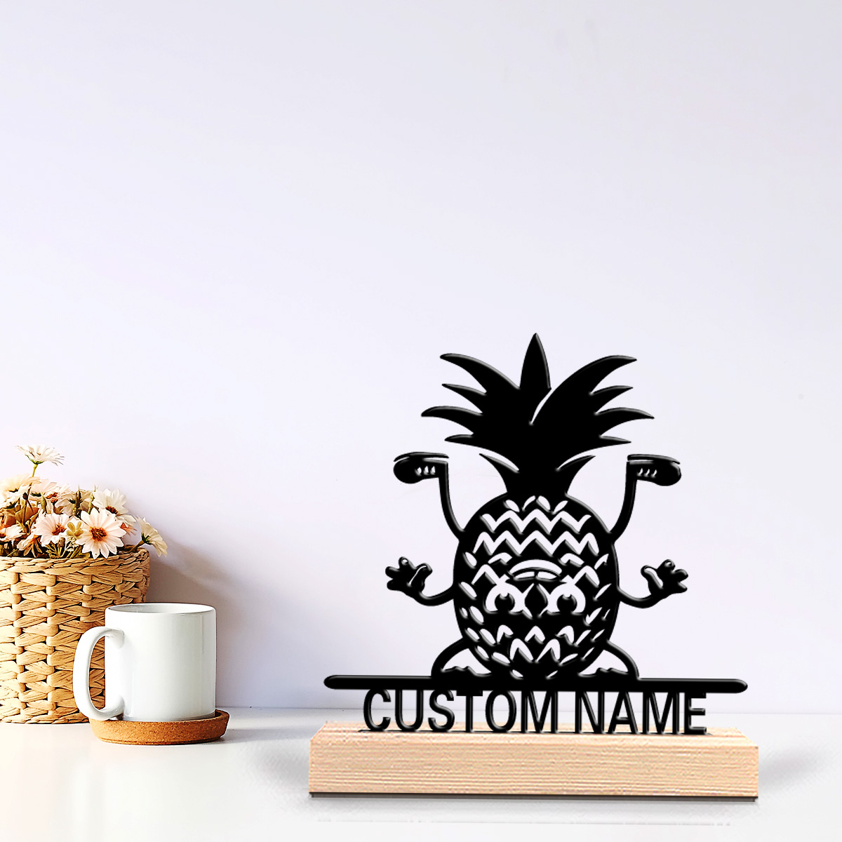 Art Craft Girl - 1 stuk modieus ananas figuurtje op
