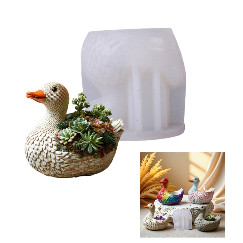 Art Craft Gift Ideas - Herbruikbare siliconen eend schimmel siliconen textuur