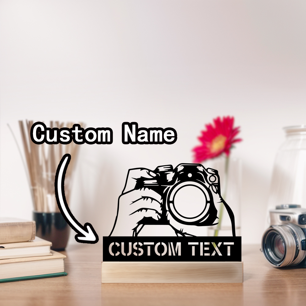 Art Craft Simple - 1 stuk eenvoudige camera, aanpasbare letterkunst