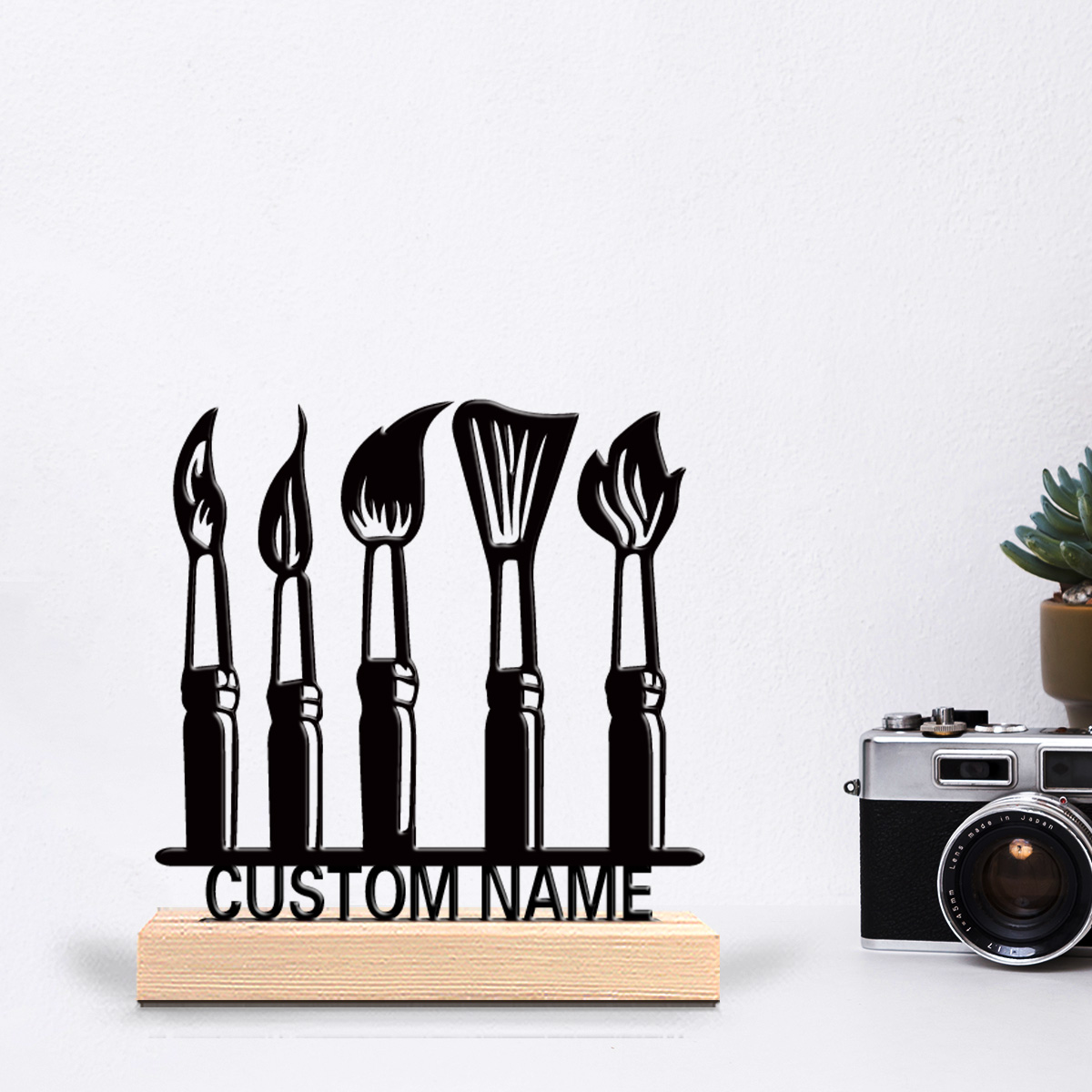 Art Craft Decoration - 1 stuk tafeldecoratie Gepersonaliseerde tekst Metalen