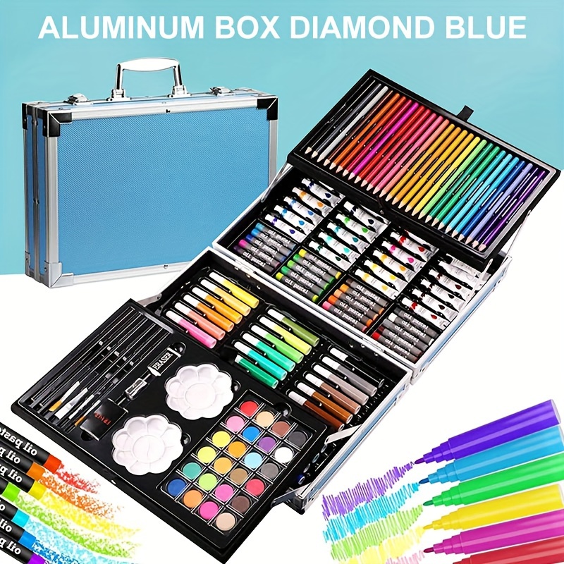 Art Craft 6 Year Old - Kunstbenodigdheden, 145-pack kunstpakket voor tekenen, luxe