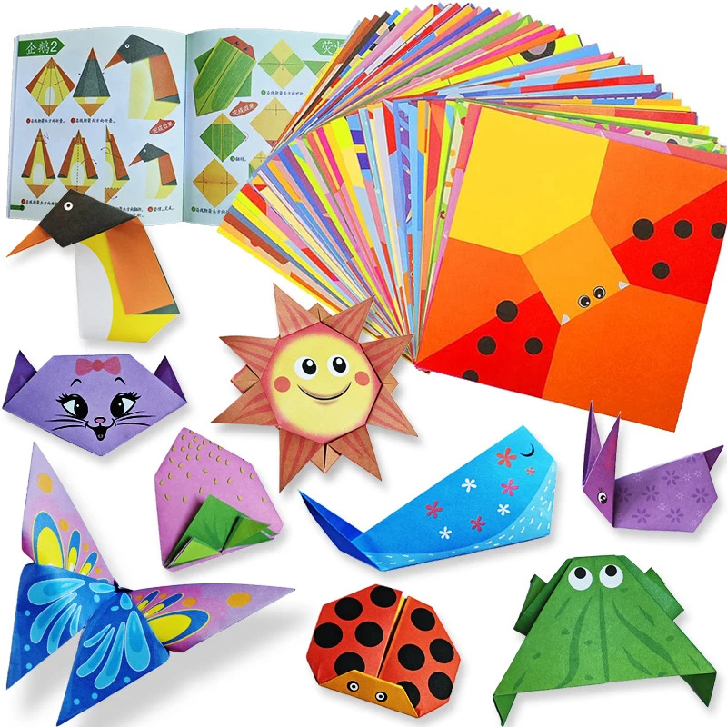 Art Craft Books - Origami-set met 30/96 vellen papier en