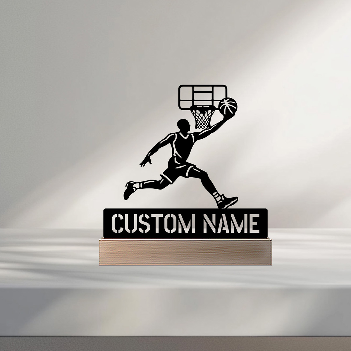 Art Craft Simple - 1pc eenvoudig basketbal expert aangepaste naam