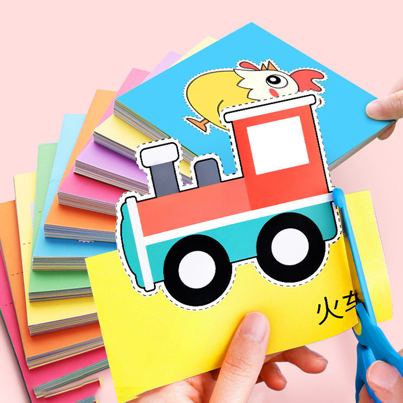 Art Craft 6 Year Old - 96-delige leuke papiersnijset, papiersnijden, papierkunst, schaarvaardigheidsactiviteit