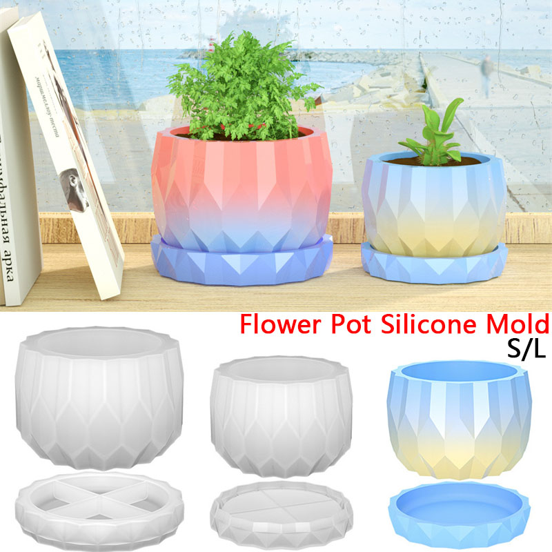 Art Craft Vase - 1 set siliconen plantenbakvormen voor betonnen
