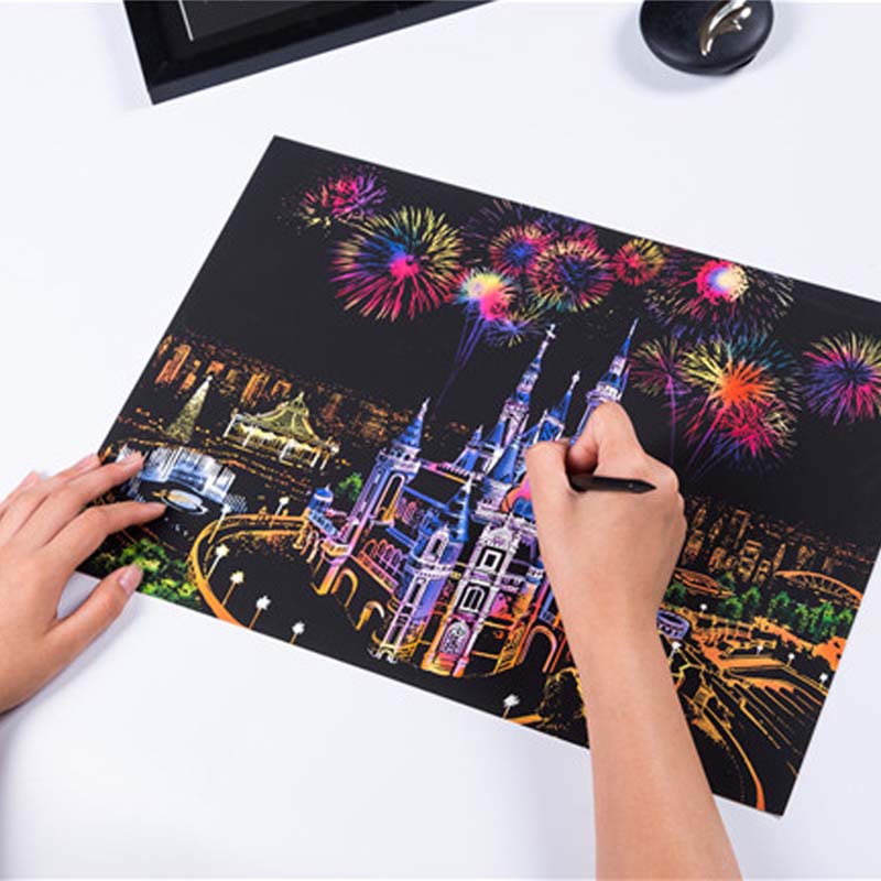Art Craft 3 Year Old - Nieuwe Creative Magic Scratch Art Ambachten