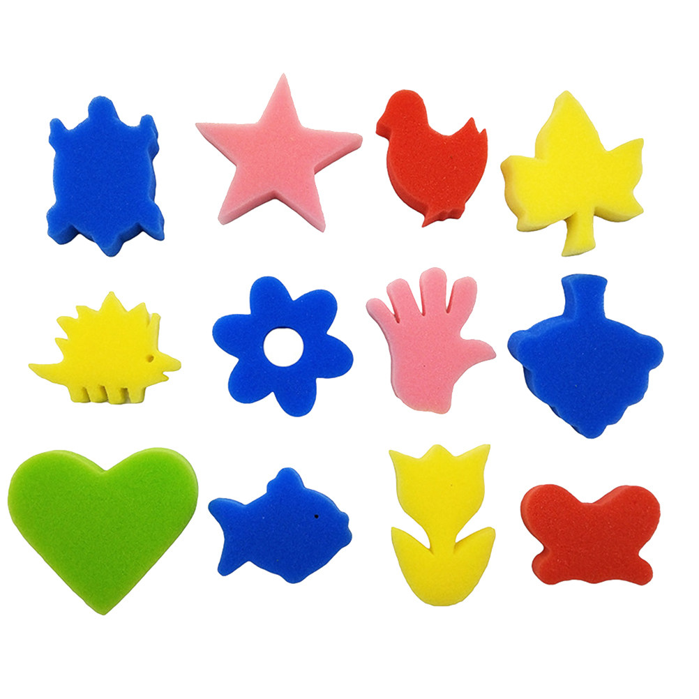 Art Craft Activities For Preschoolers - 25 stuks dierensponsstempels voor kinderen creatief