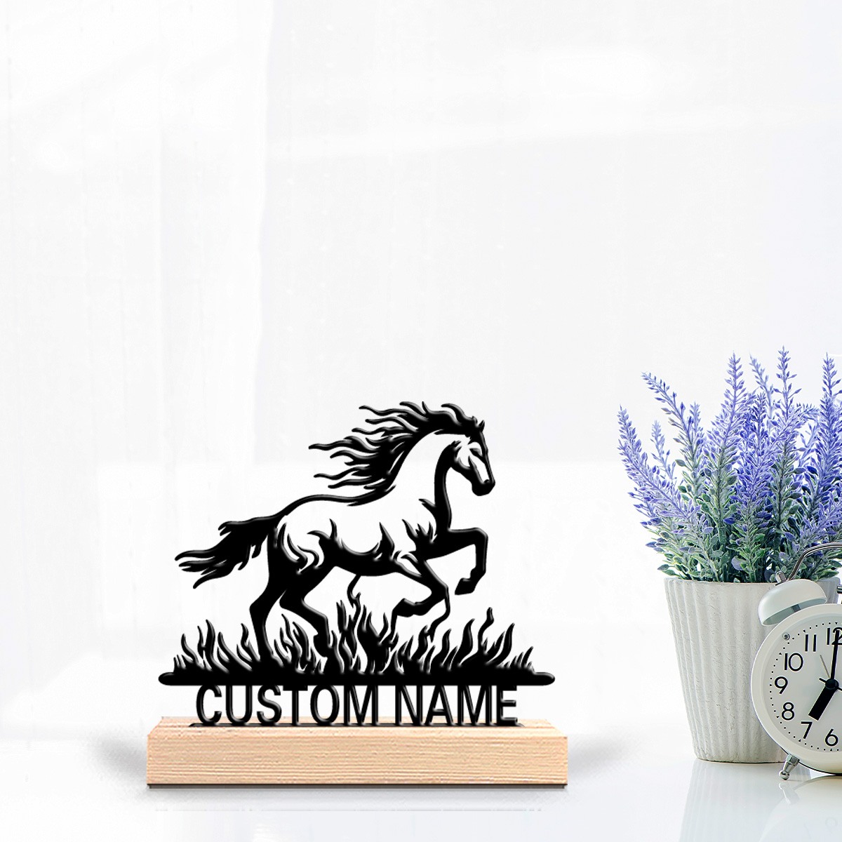 Art Craft Simple - 1 stuk eenvoudig paard figuur met