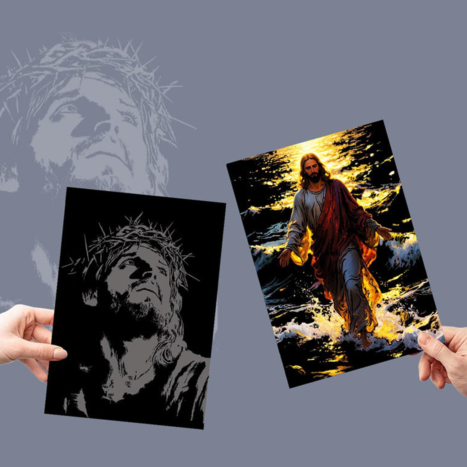 Krasboek Jesus Scratch Paintin - Art Craft Books recensie en prijs