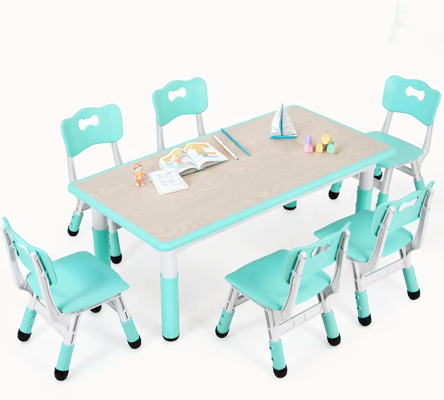 Kindertafel en 6 stoelen set,  - Art Craft Activities For Preschoolers recensie en prijs