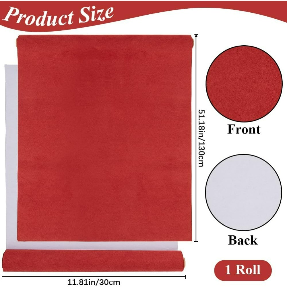 51x11,8 inch rode boekendoek p - Art Craft Books recensie en prijs