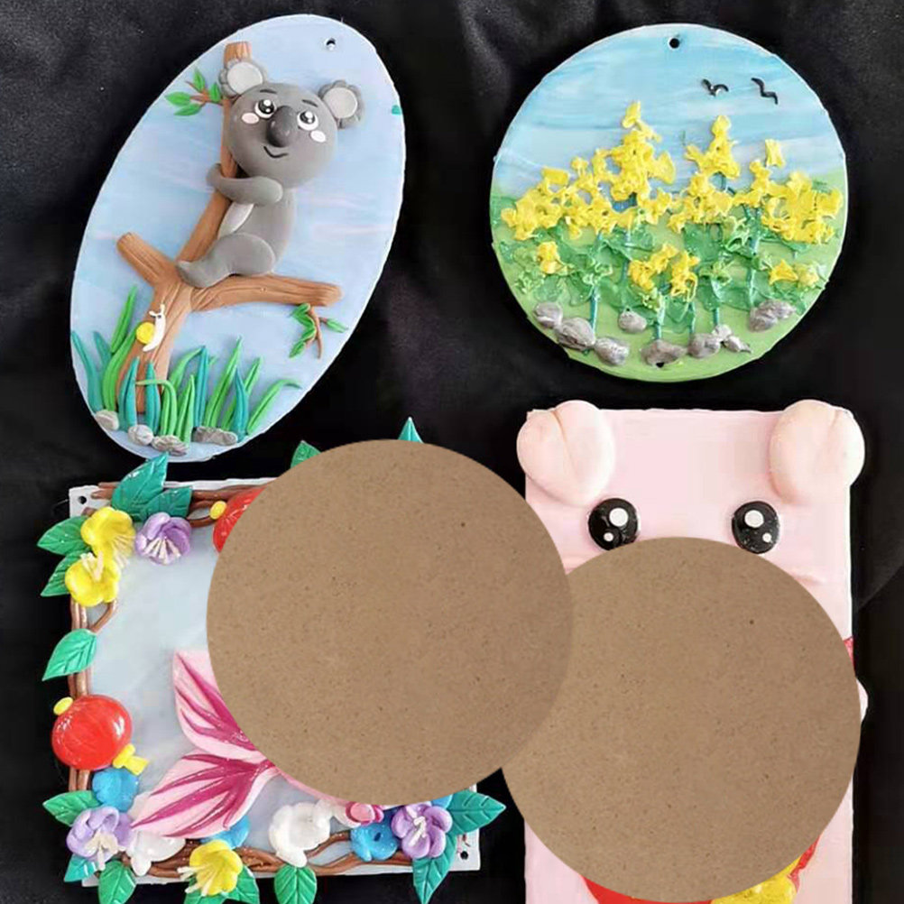 10 stuks houten kleibord glad  - Art Craft Gift Ideas recensie en prijs