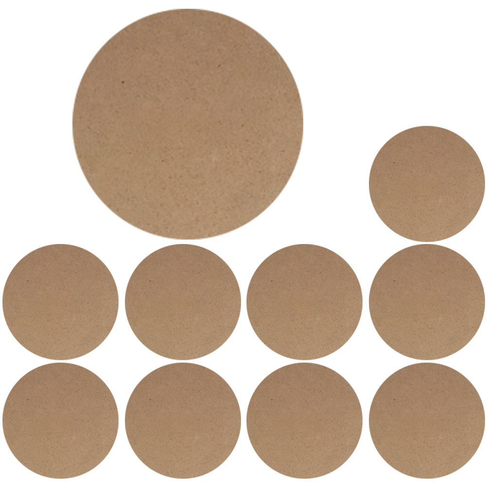 10 stuks houten kleibord glad  - Art Craft Gift Ideas recensie en prijs