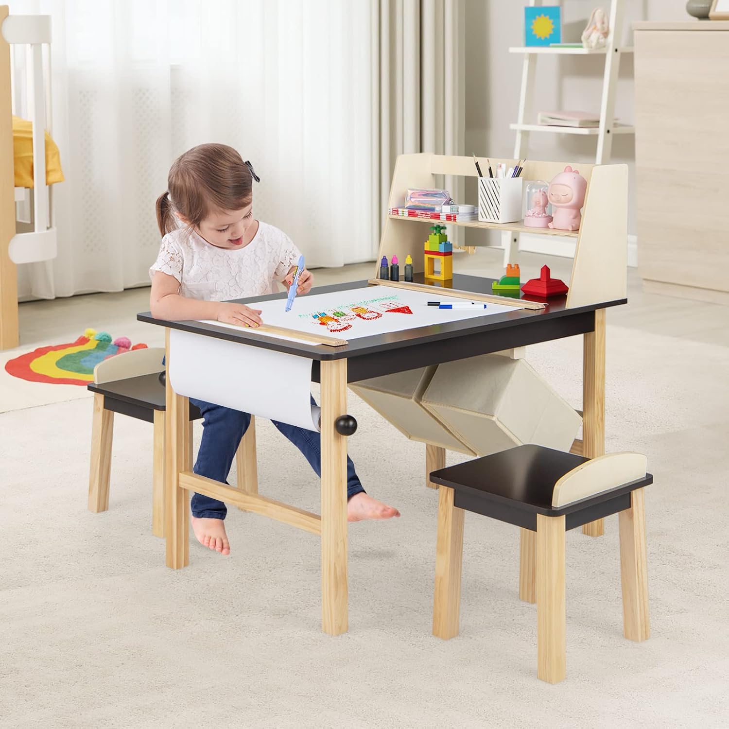 Kinderkunsttafel- en stoelense - Art Craft 3 Year Old recensie en prijs