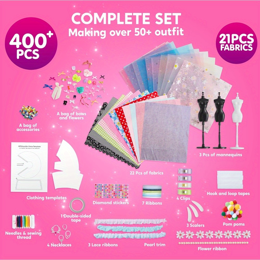 JOYFY 400+PCS Fashion Design C - Art Craft Girl recensie en prijs