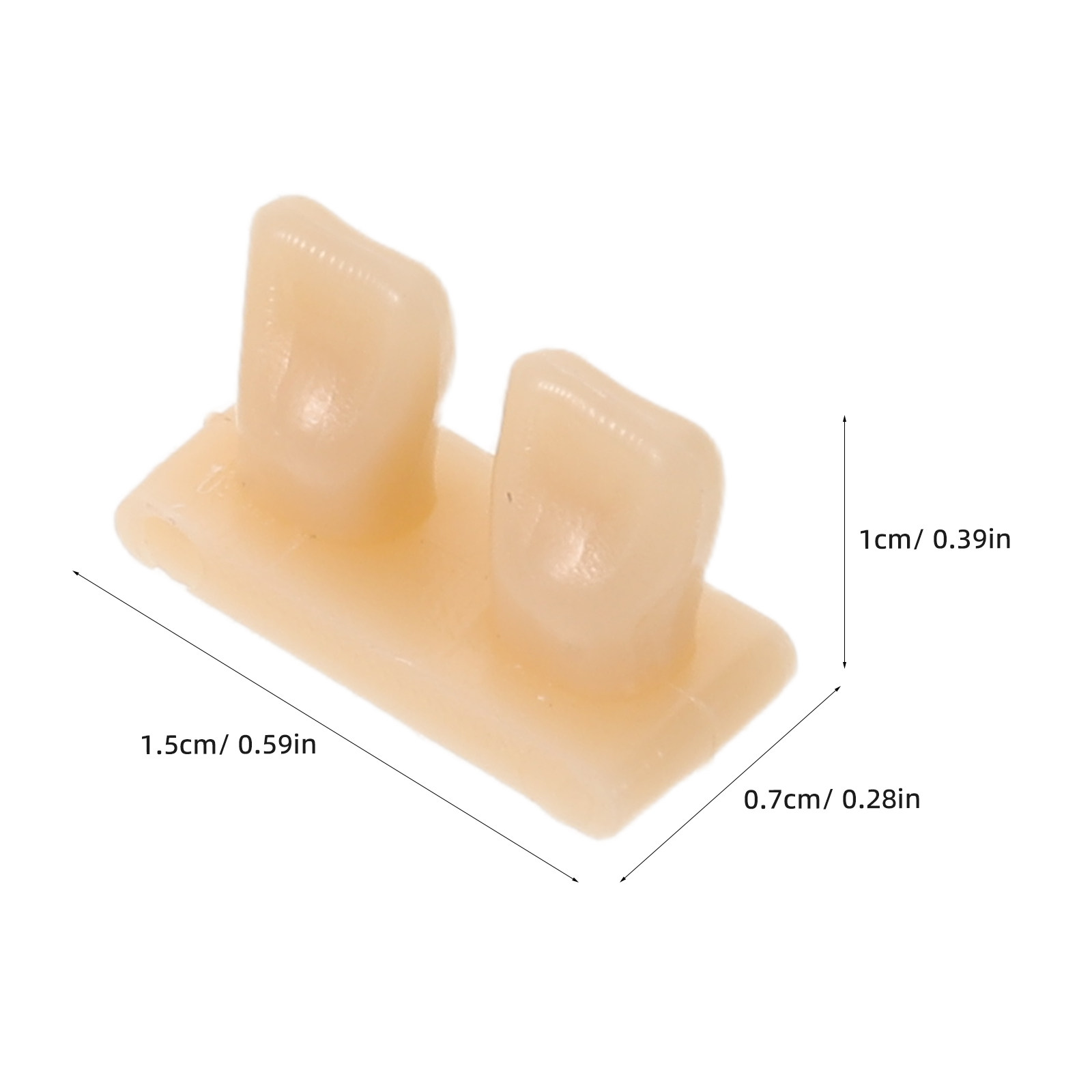 50 stuks miniatuur hars tanden - Art Craft Decoration recensie en prijs