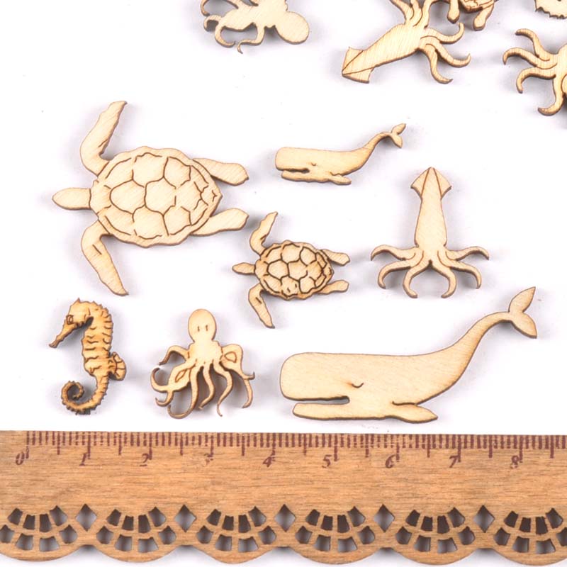 20Pcs 25-40Mm Sea Turtle/Paard - Art Craft Website recensie en prijs