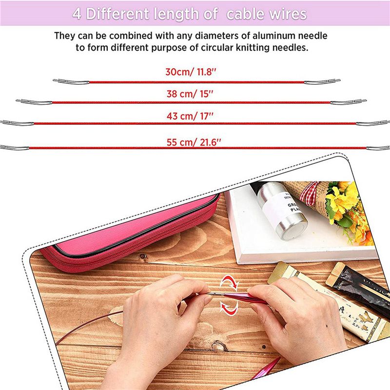 A27F-52-delige aluminium verwi - Knitting Needle Circular recensie en prijs