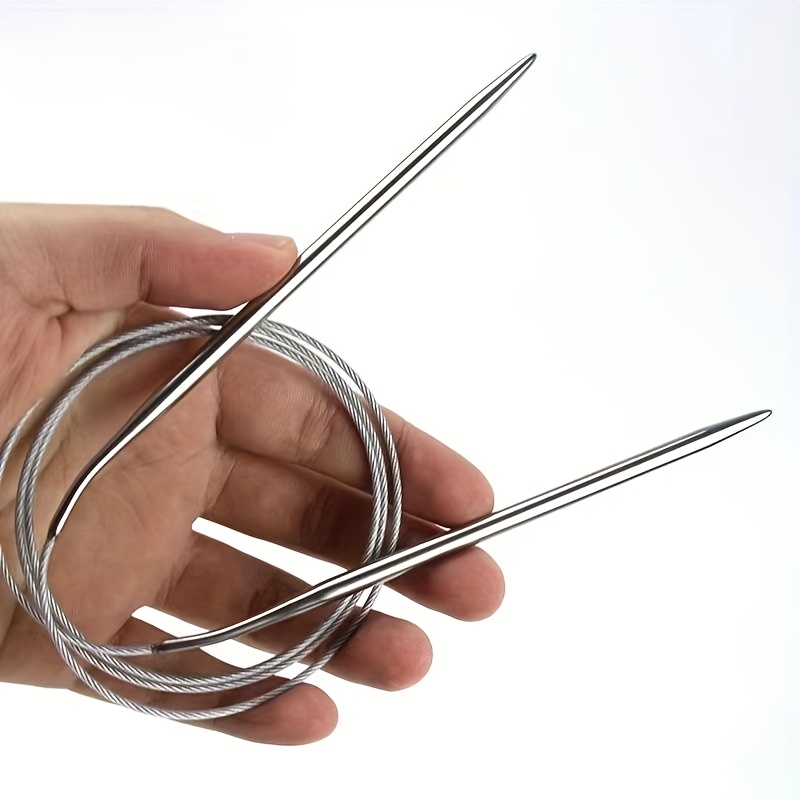 Ronde breinaaldenset van roest - Knitting Needle Circular recensie en prijs