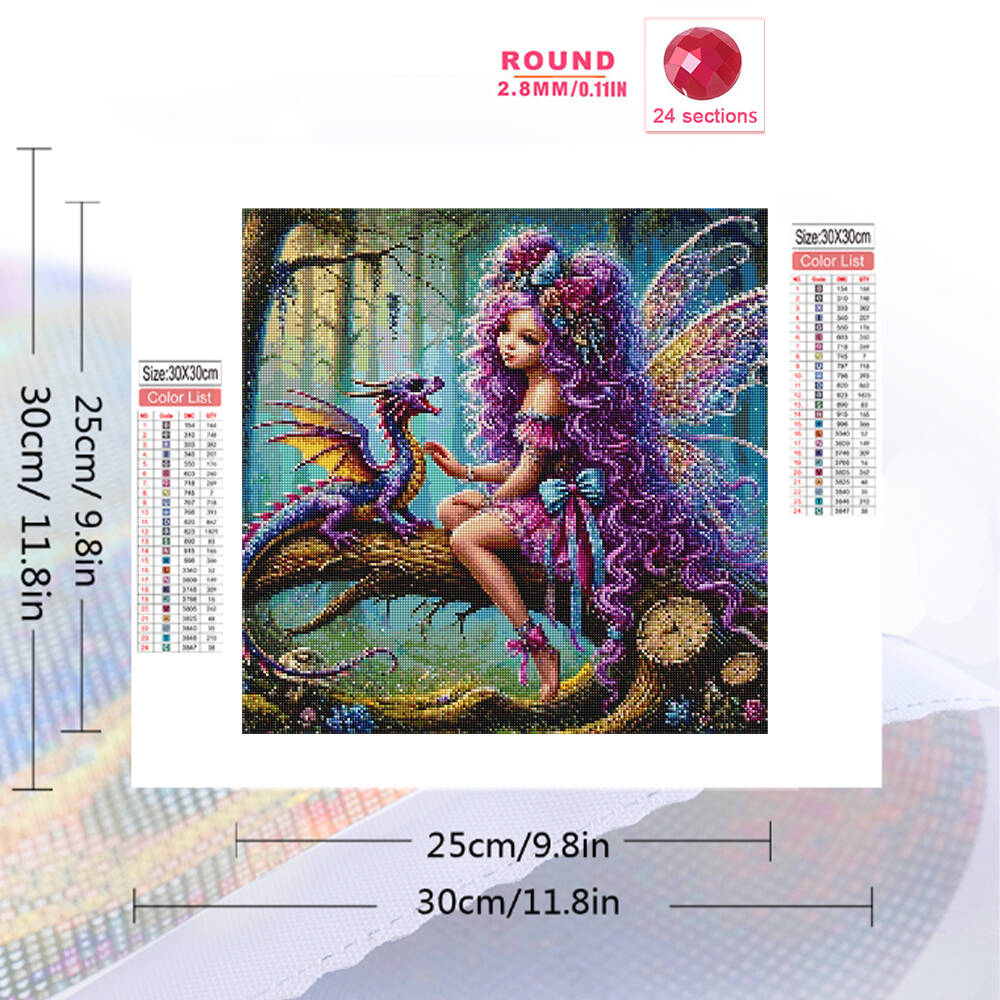 Volledige vierkante ronde diam - Art Craft Girl recensie en prijs