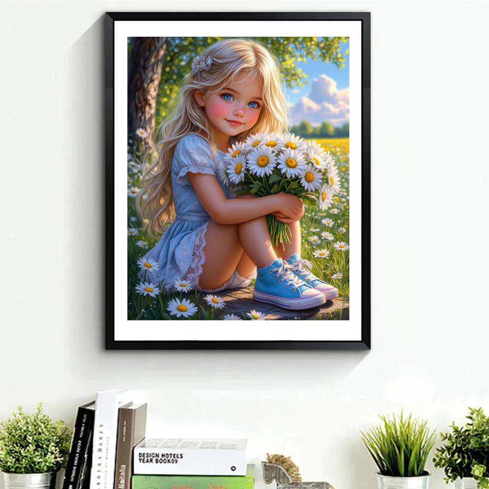 Frameloos, 5D DIY Diamant Schi - Art Craft Girl recensie en prijs
