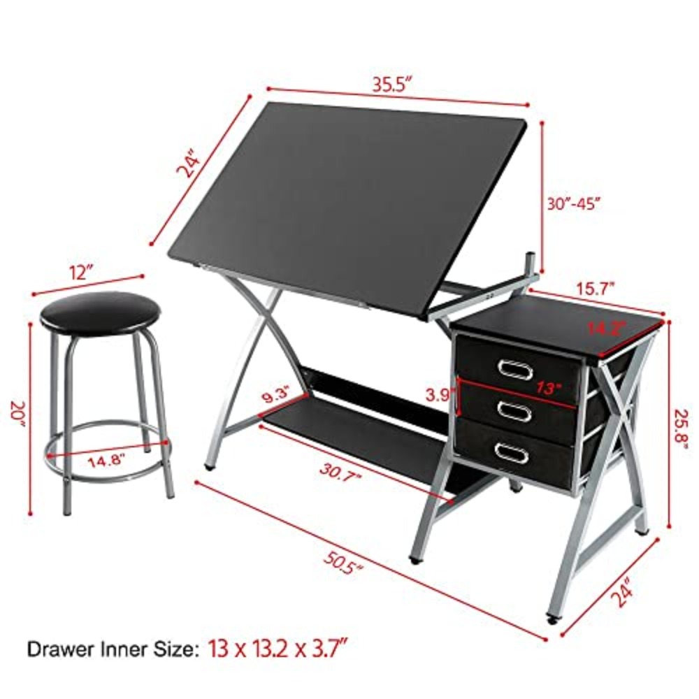 Tekentafels, tekentafel met kr - Art Craft Us recensie en prijs