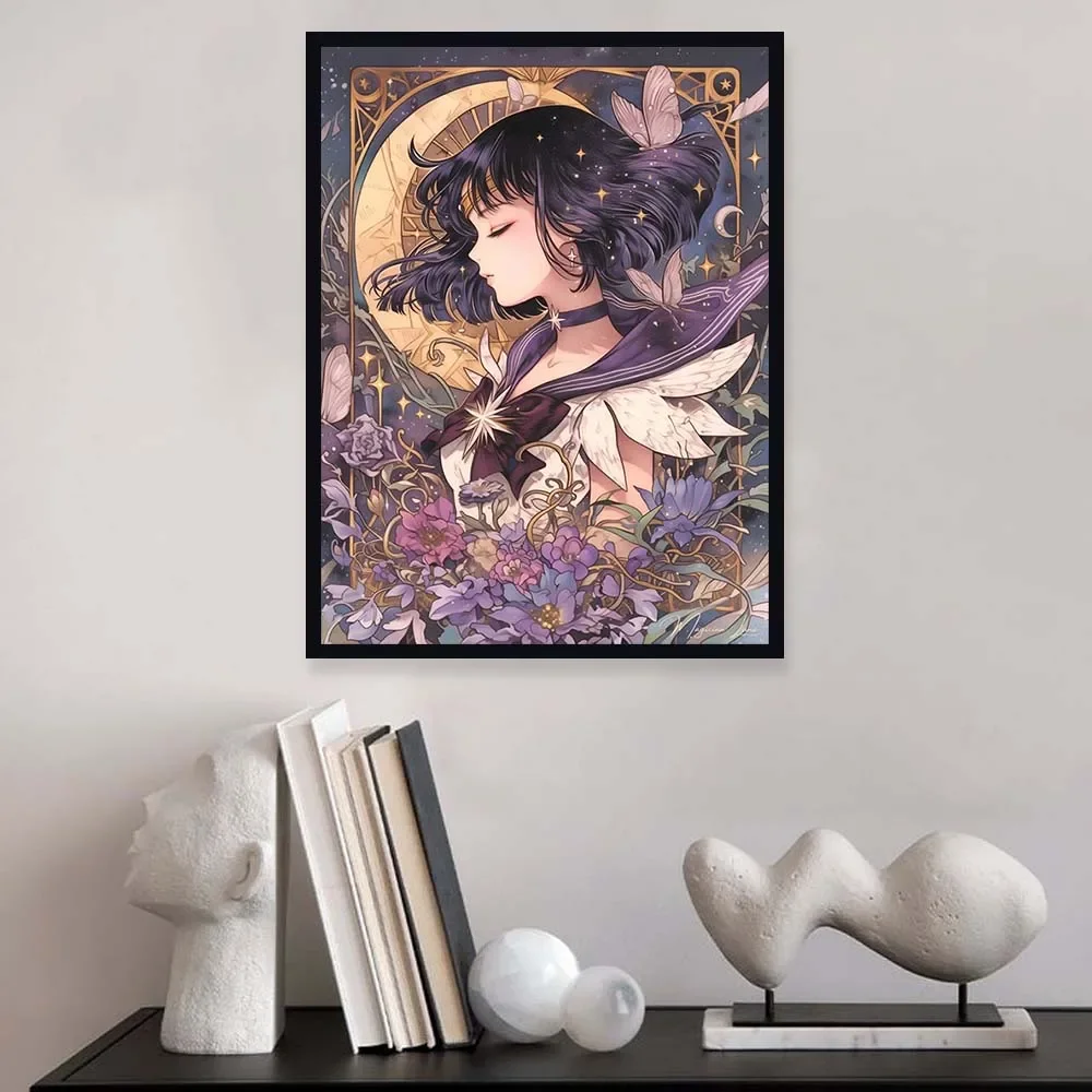 Cartoon Anime Diamant Schilder - Art Craft Girl recensie en prijs