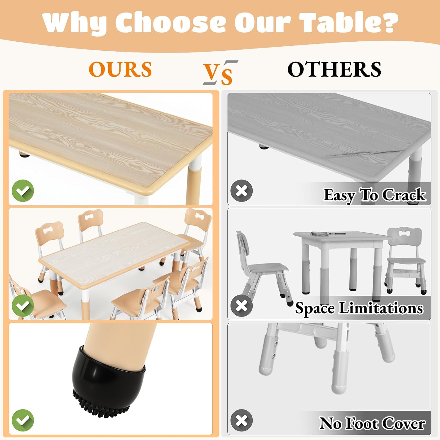 Kindertafel en 6 stoelenset, i - Art Craft Activities For Preschoolers recensie en prijs
