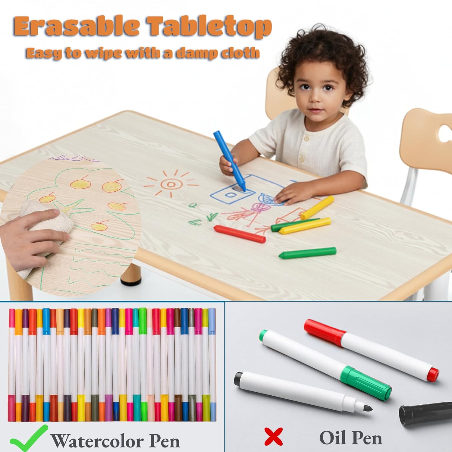 Kindertafel en 6 stoelenset, i - Art Craft Activities For Preschoolers recensie en prijs