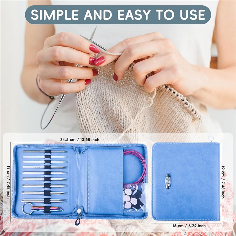 Amerikaanse maten 1, 1.5, 2, 2 - Knitting Needle Circular recensie en prijs