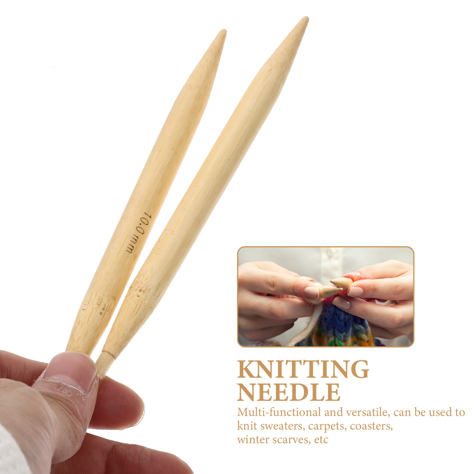Gladde houten rondbreinaald, m - Knitting Needle Circular recensie en prijs