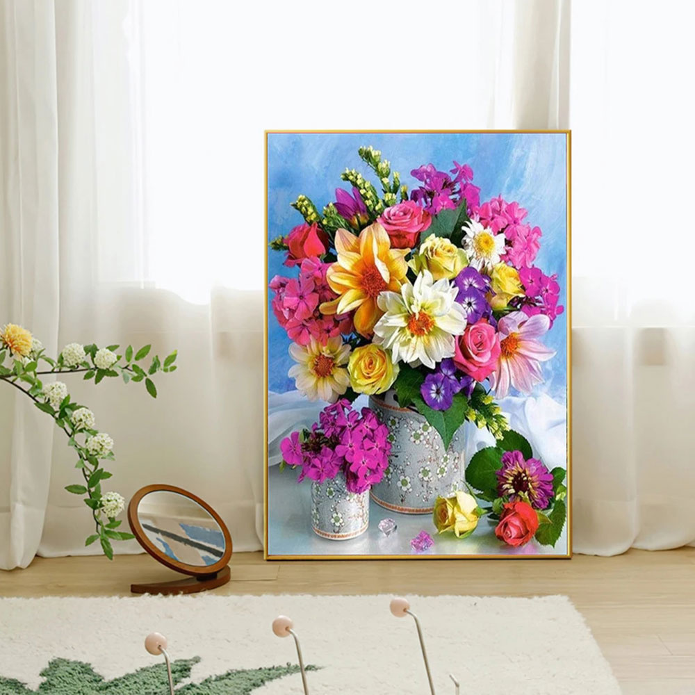 Volledige diamantmozaïek bloem - Art Craft Vase recensie en prijs