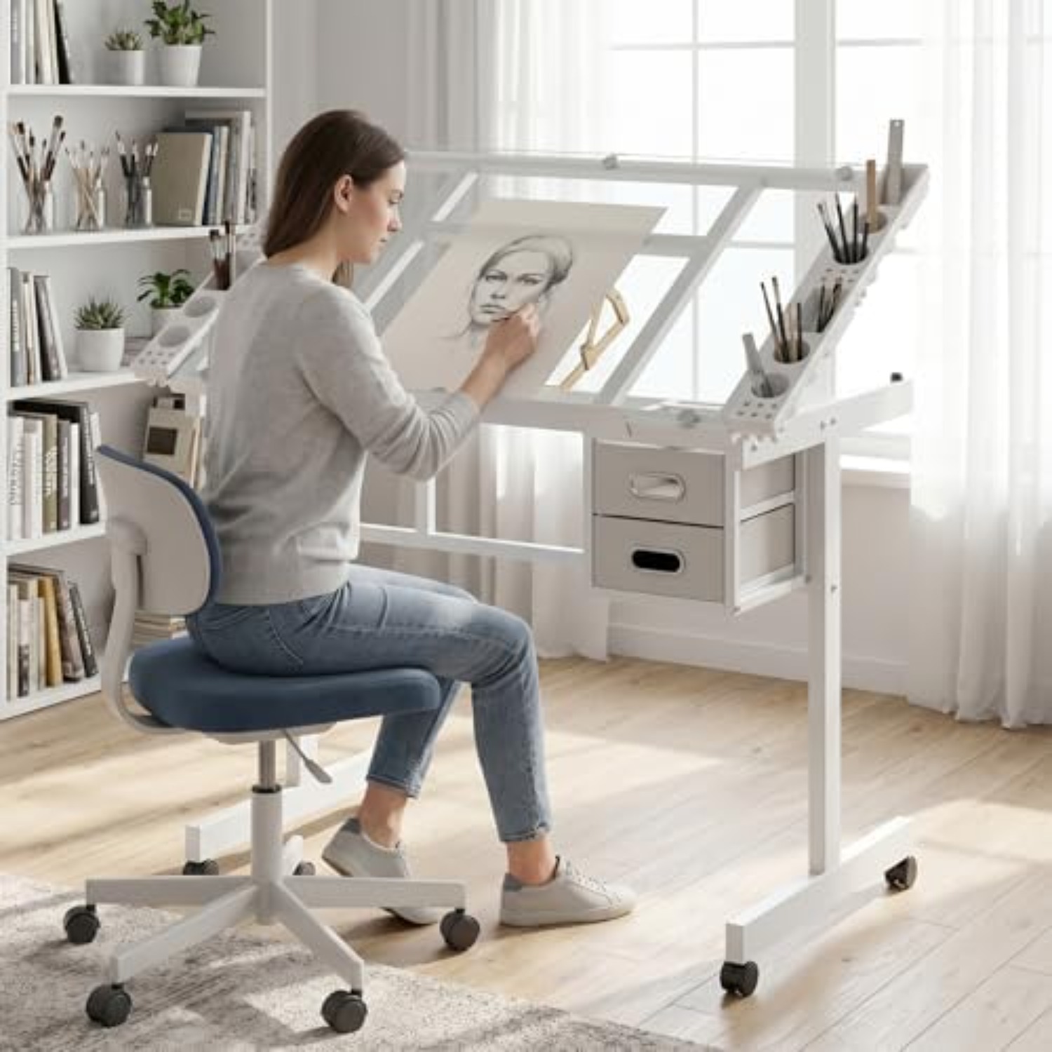 Verrijdbare tekentafel, schild - Art Craft Us recensie en prijs