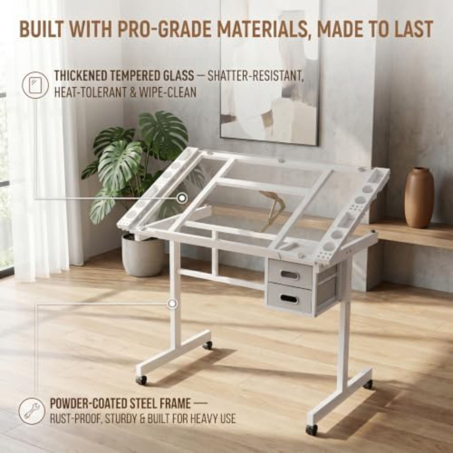 Verrijdbare tekentafel, schild - Art Craft Us recensie en prijs