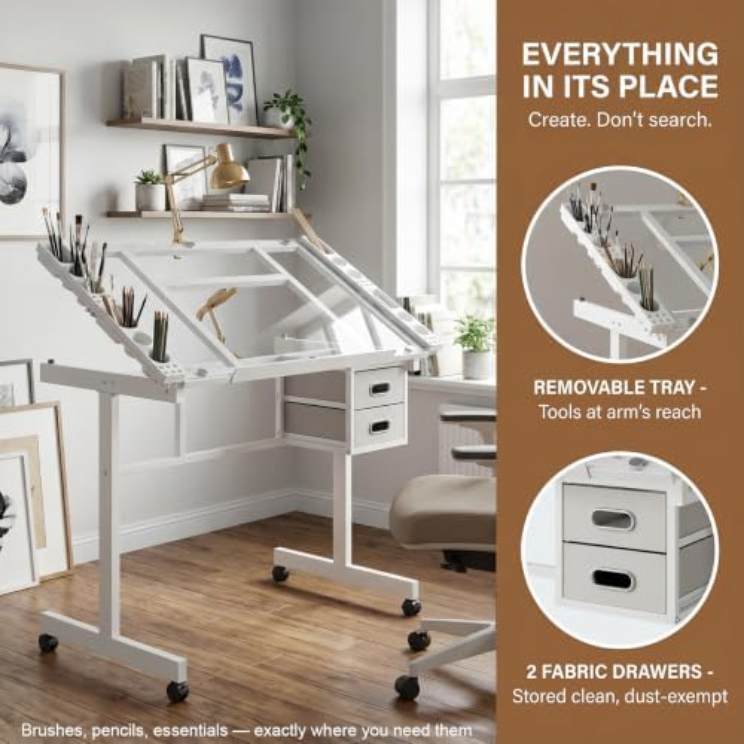Verrijdbare tekentafel, schild - Art Craft Us recensie en prijs