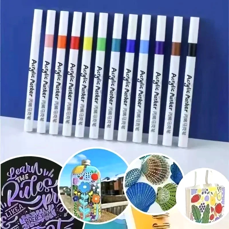 Zachte punt acrylmarker set 12 - Art Craft 4 Years Old recensie en prijs