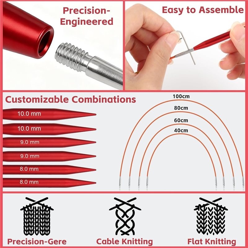 A25F-Circular voor breinaalden - Knitting Needle Circular recensie en prijs
