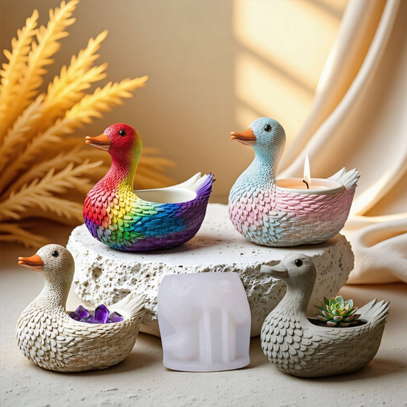 Herbruikbare siliconen eend sc - Art Craft Gift Ideas recensie en prijs