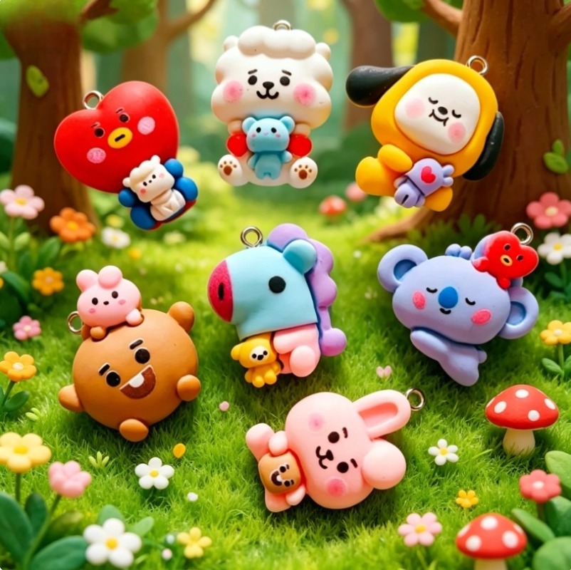7 stks BT21 Hars Cartoon Charm - Art Craft Store recensie en prijs