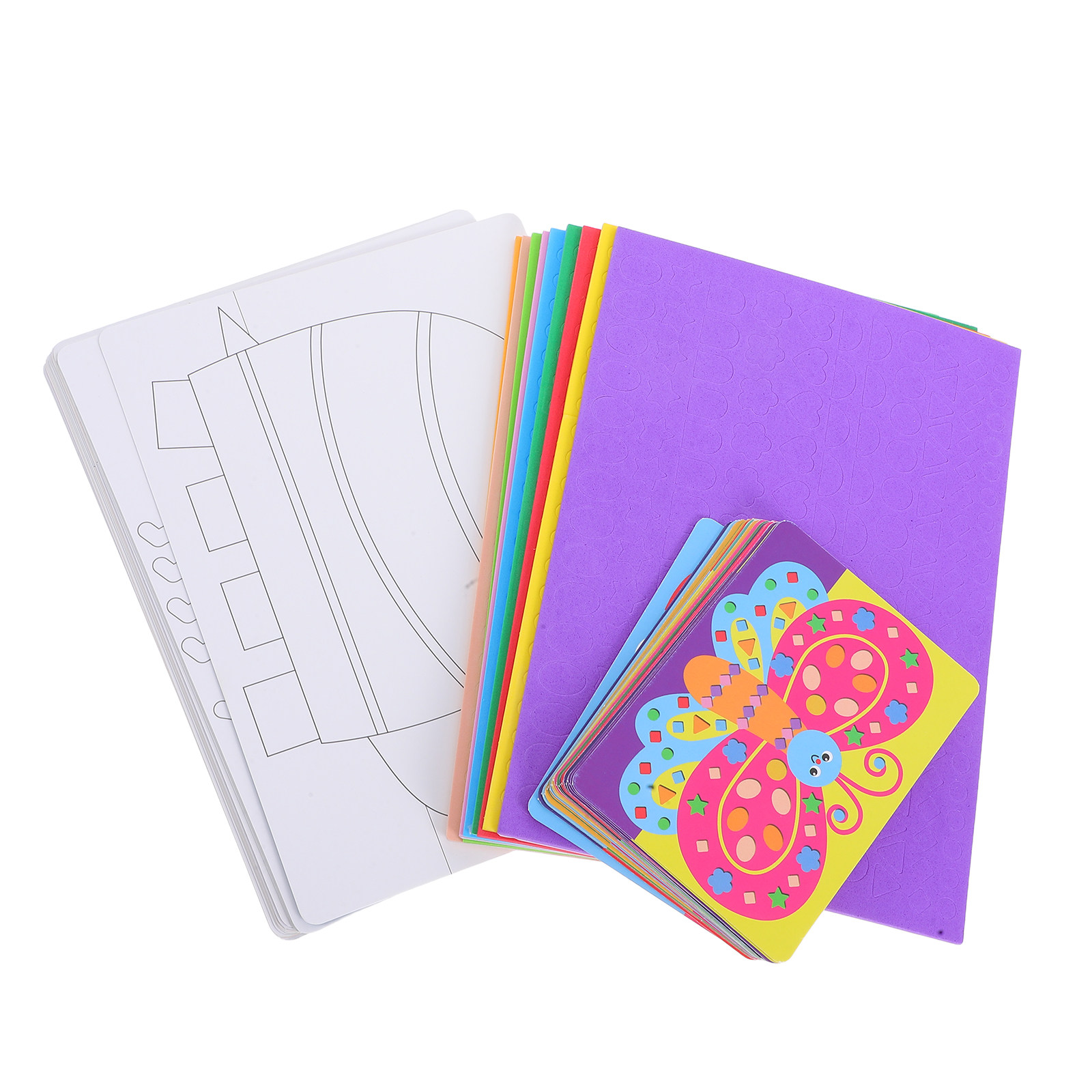 1Set DIY 3D Eva Sticker Kit Sc - Art Craft Activities For Preschoolers recensie en prijs