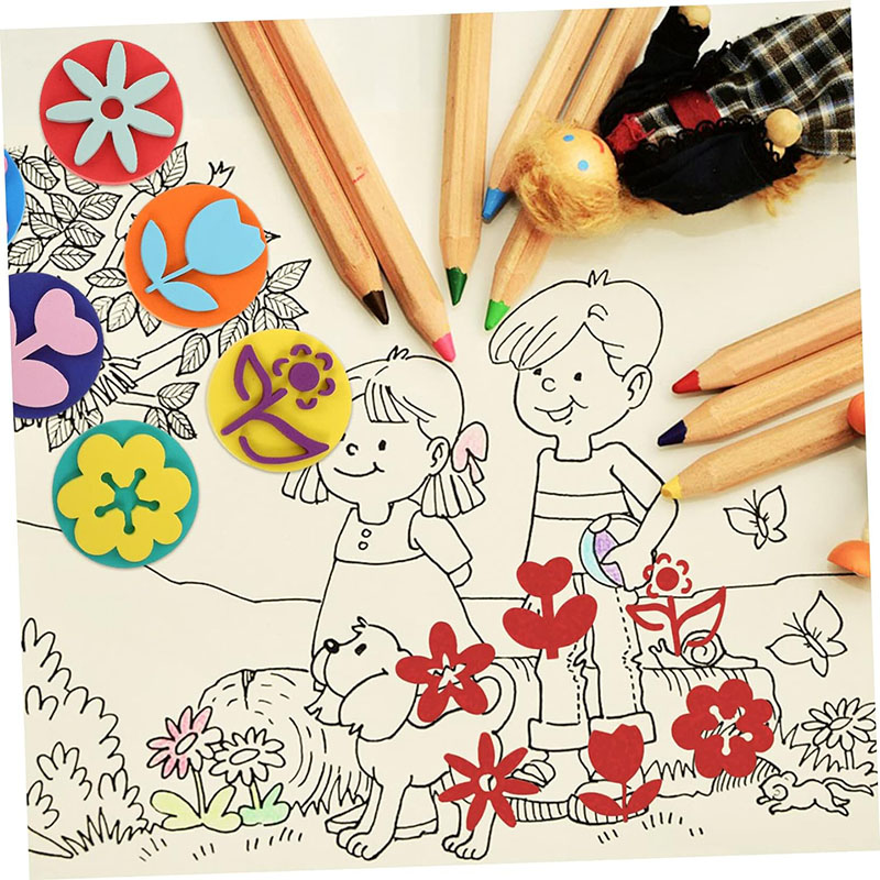 6 Stks/zak Schuimstempels Voor - Art Craft 6 Year Old recensie en prijs