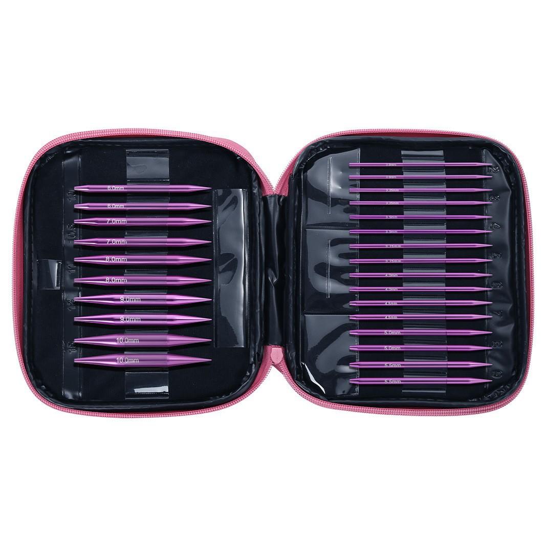 13 sets 3,0-10,0 mm paarse cir - Knitting Needle Circular recensie en prijs