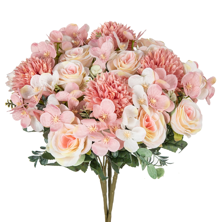 1/4 Stuks Kunstbloem Rose Chry - Art Craft Vase recensie en prijs